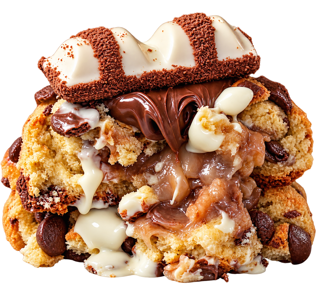 Cookie Kinder Bueno recheado