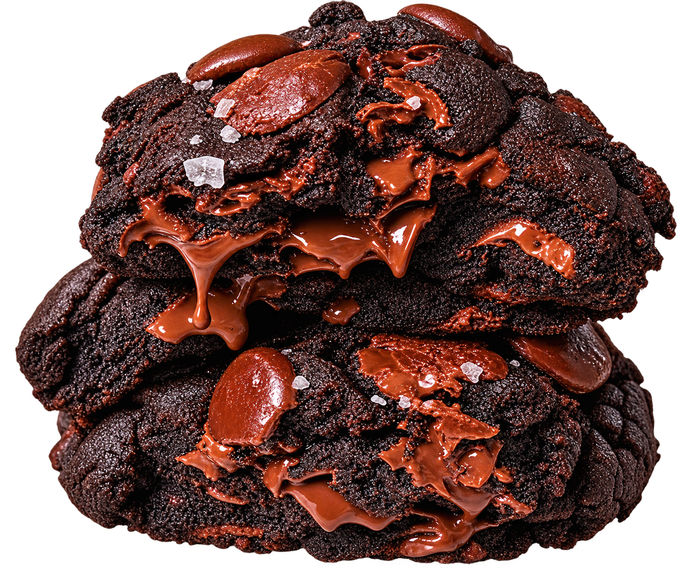Cookie de chocolate intenso recheado